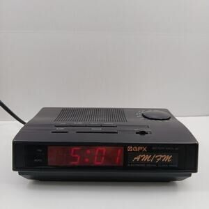 Gpx Alarm Clock Am/fm Radio Vintage Model D508 Gran Prix
